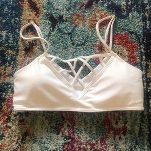 White bikini top